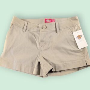 Dickies Women's Beige Cargo Shorts
